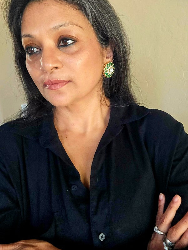 Oversized Moissanite Stud Earrings