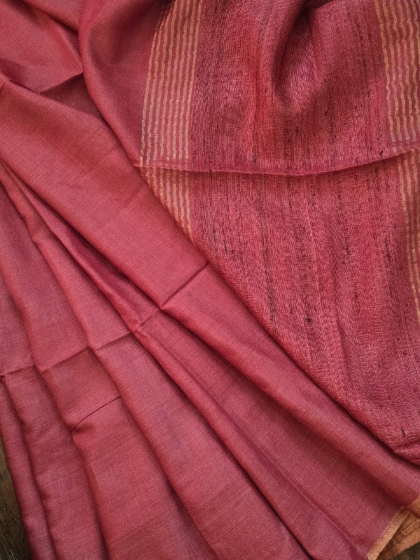 Beet Munga Silk Saree