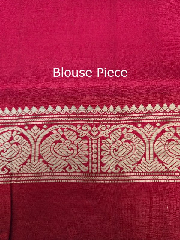 Block Print Kanjivaram Saree