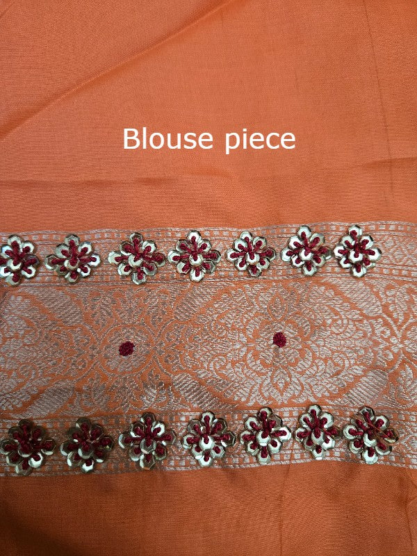 Zardozi on Banarsi Saree