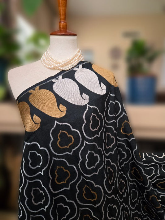 Tussar Georgette Banarsi Silk Saree