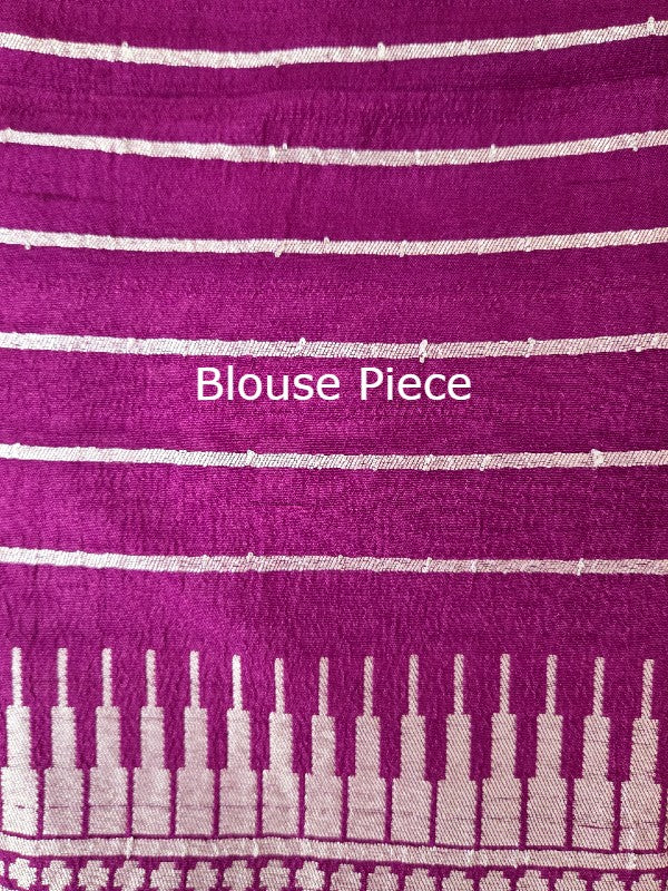 Tussar Georgette Banarsi Silk Saree