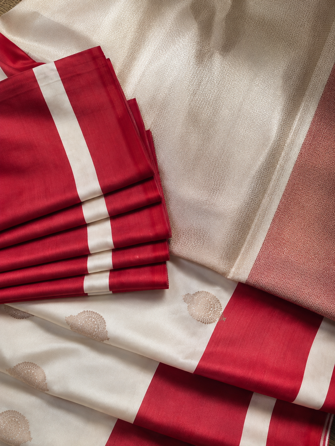Contemporary Double Katan Banarsi Saree