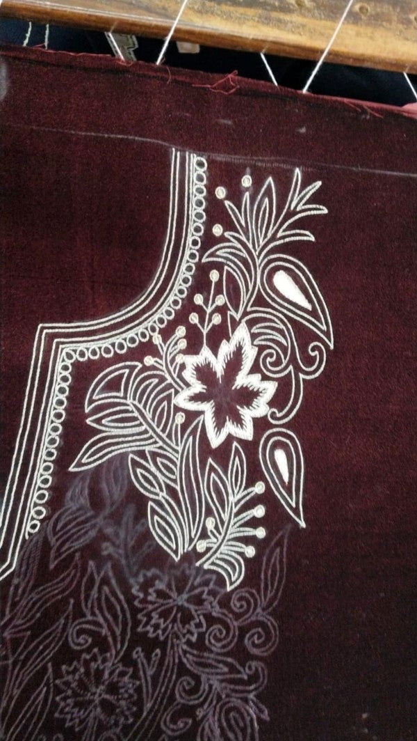Noorani Velvet Zardozi Kurta