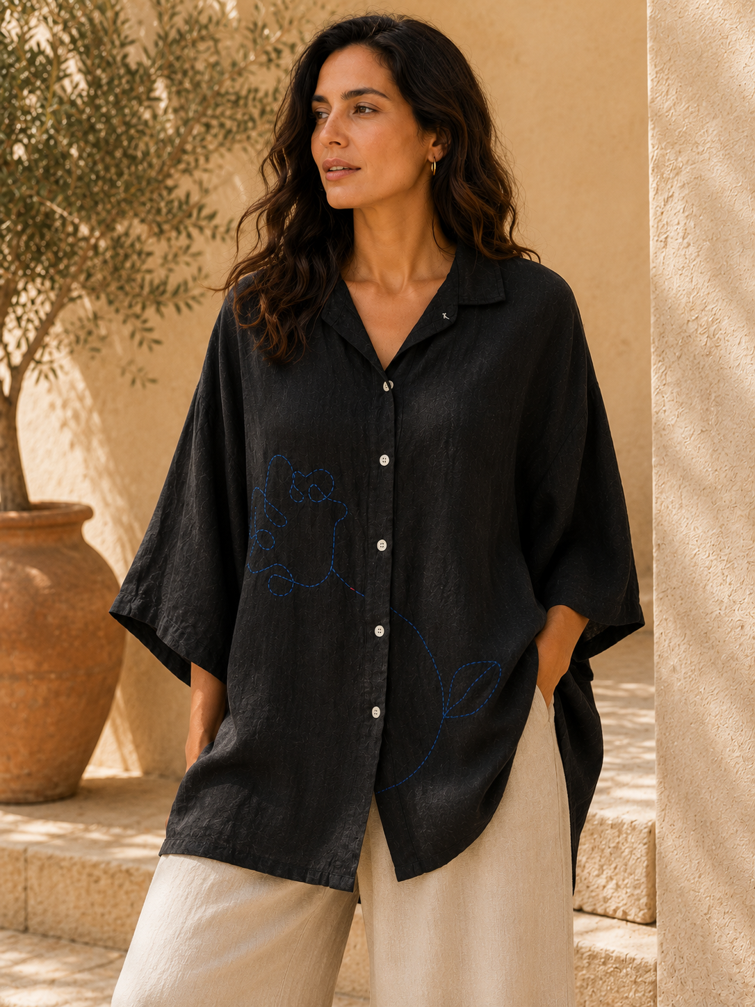 Noir Free Fit Shirt