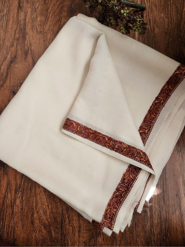Ivory Woolen Shawl