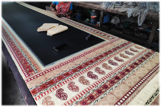 West Bengal Hand Block Printed Sarees – A Tradition Reimagined