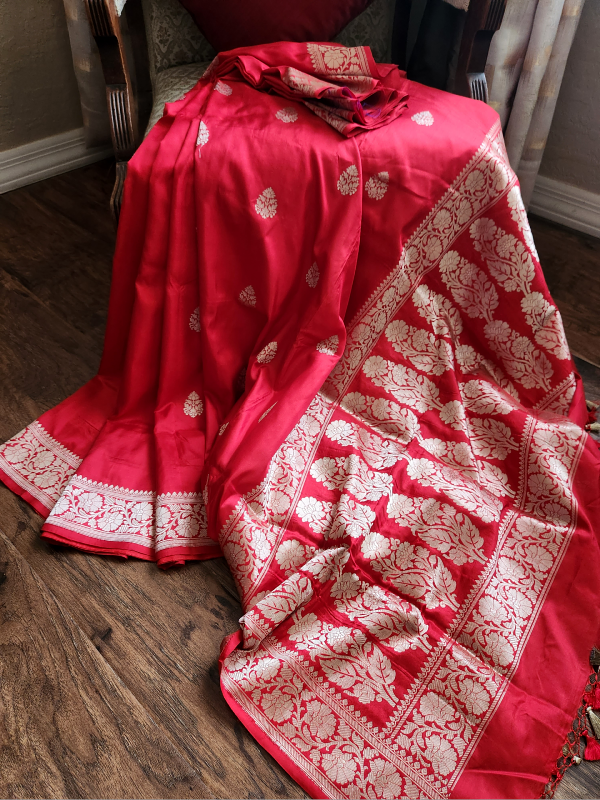 Khadua Katan Banarsi Silk Saree