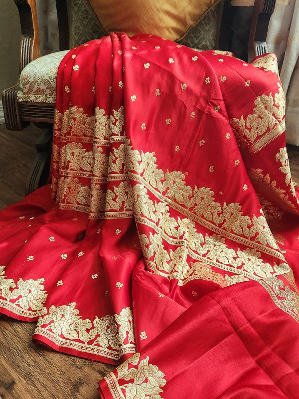 Double Twisted Katan Banarsi saree