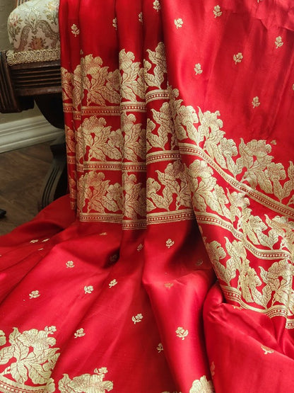 Double Twisted Katan Banarsi saree