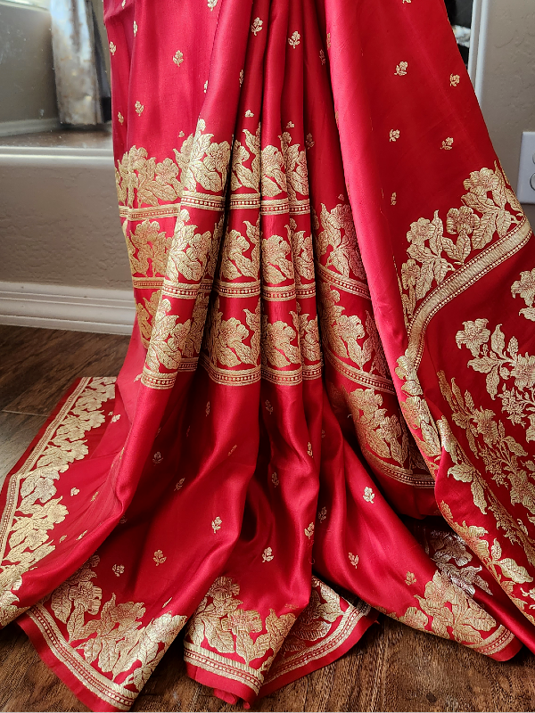 Double Twisted Katan Banarsi saree