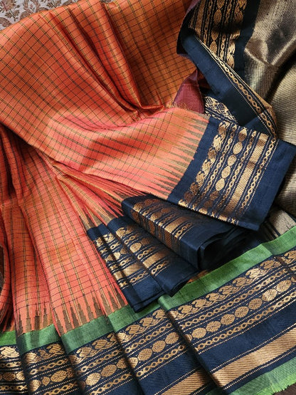 Orange Silk Gadwal