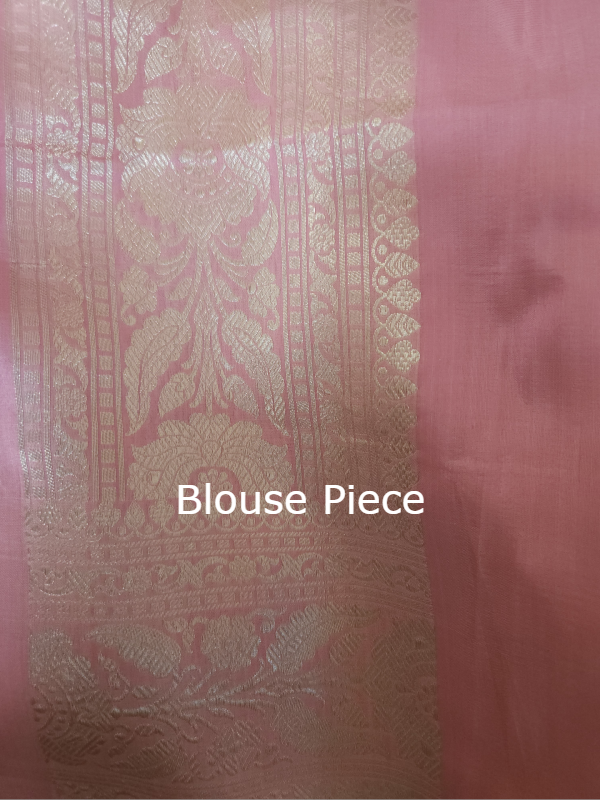 Pink Jhoomer Banarsi Saree