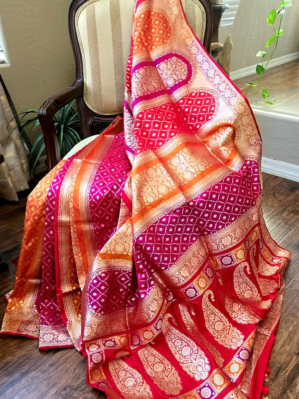 Rangkat Katan Banarsi Saree