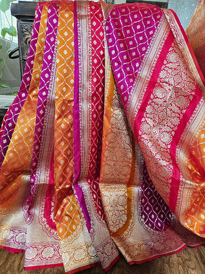 Rangkat Katan Banarsi Saree