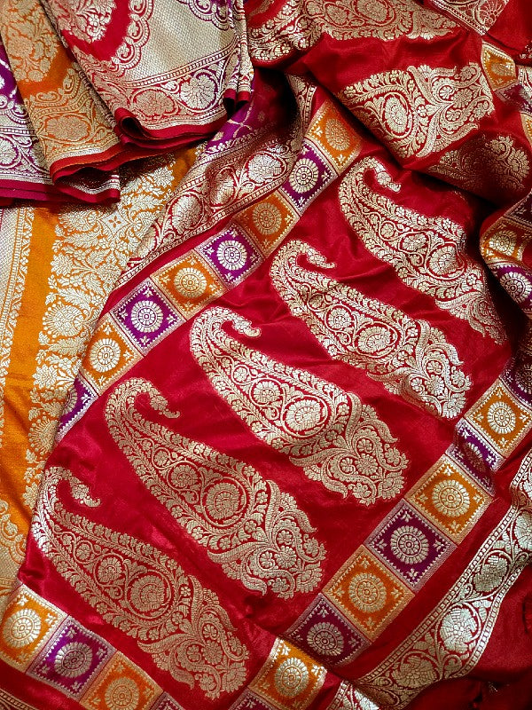 Rangkat Katan Banarsi Saree