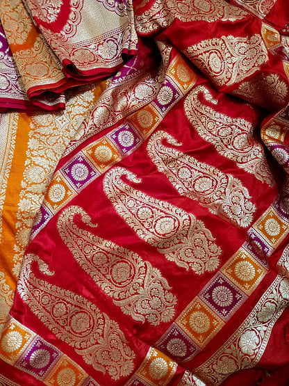 Rangkat Katan Banarsi Saree
