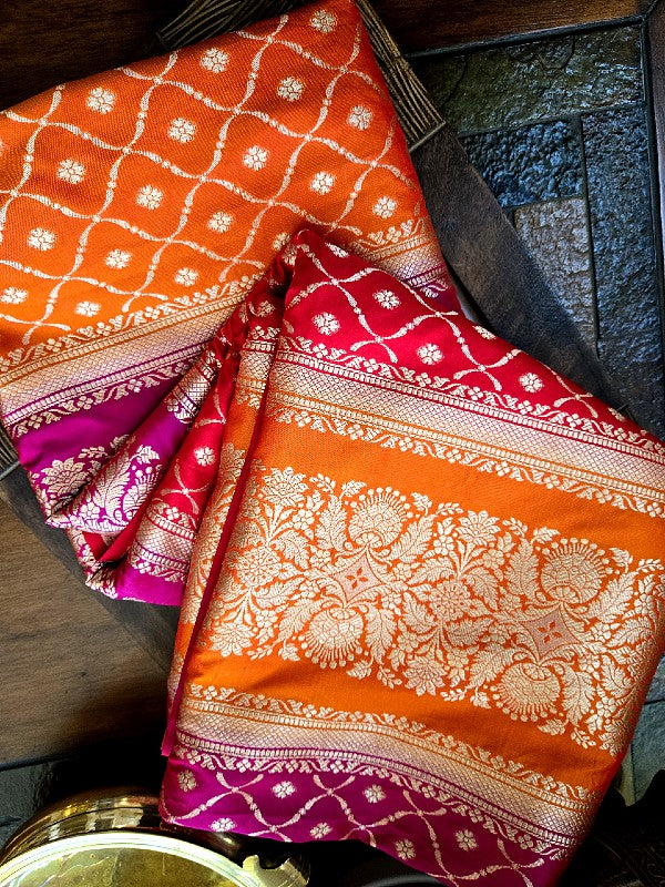 Rangkat Katan Banarsi Saree