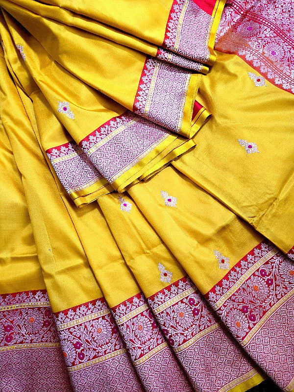 Haldi Kumkum Katan Banarsi Saree