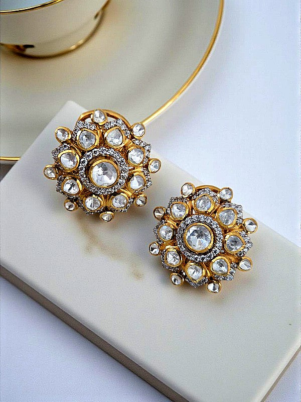 Moissanite stud Earrings