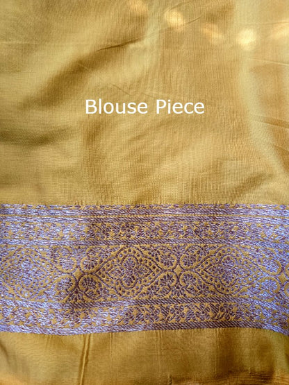 Purple Katan Brocade Banarsi