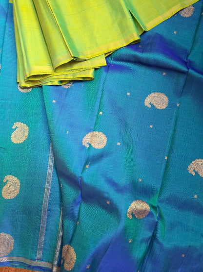 Half & Half Concept Silk kanjivaram Saree
