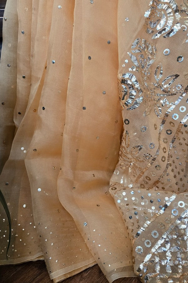 Pure Organza Kaamdani Saree