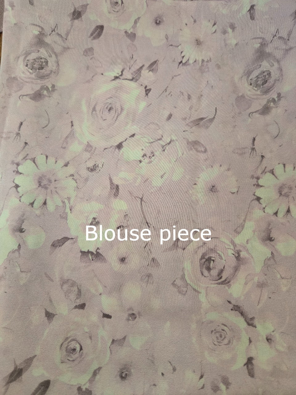 Platinum Printed Pure Chiffon Saree