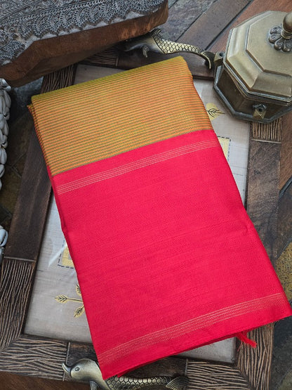 Striped Contemporary Kanjivaram Silk Saree
