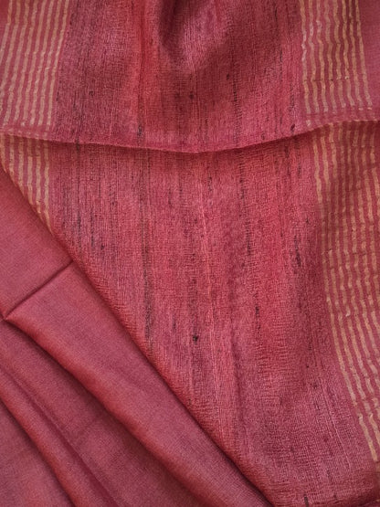 Beet Munga Silk Saree
