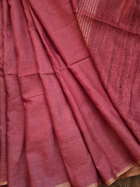 Beet Munga Silk Saree
