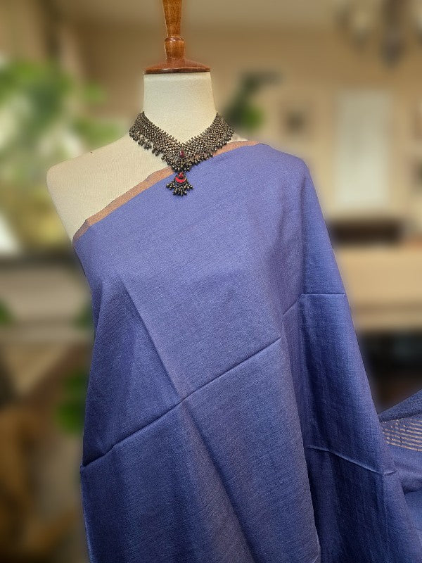 Cloud Blue Munga Silk Saree