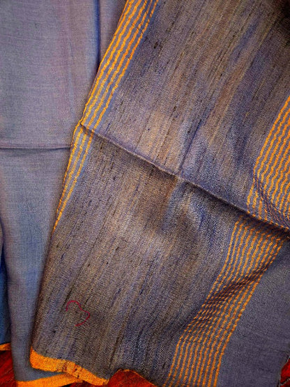 Cloud Blue Munga Silk Saree