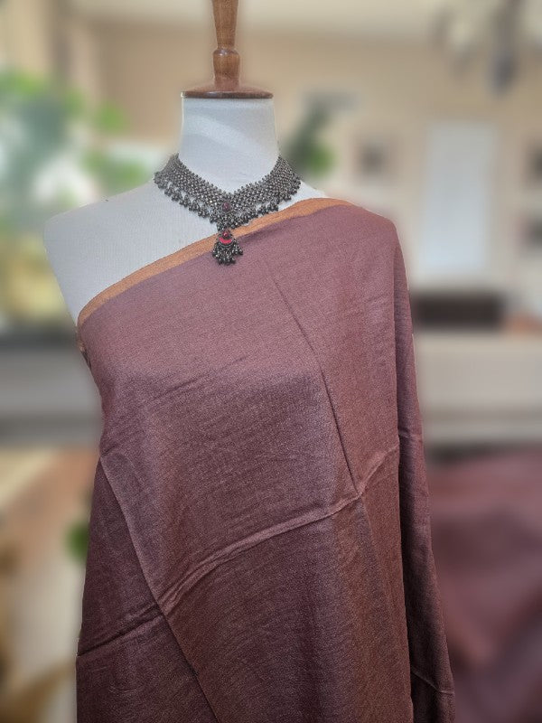 Dusky Rose Munga Silk Saree