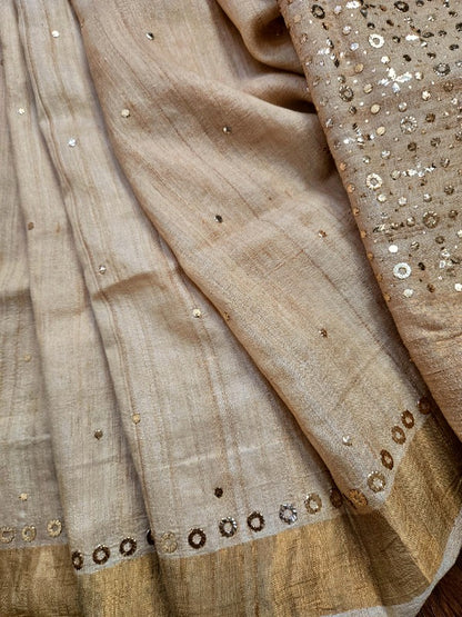 Gachi Tussar Kamdani Saree
