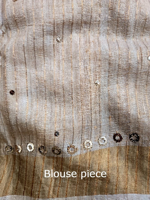 Gachi Tussar Kamdani Saree