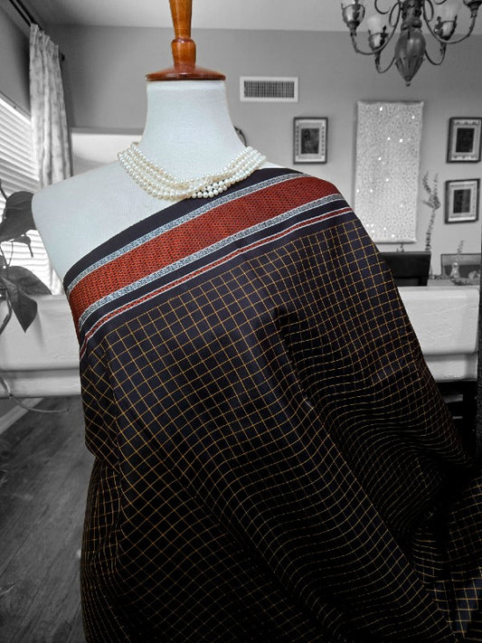 Threadwork Kanjivaram Silk Saree