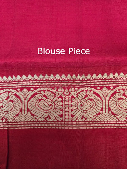 Block Print Kanjivaram Saree