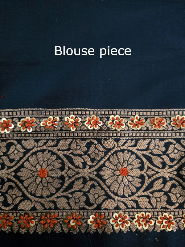 Zardozi on Banarsi Saree