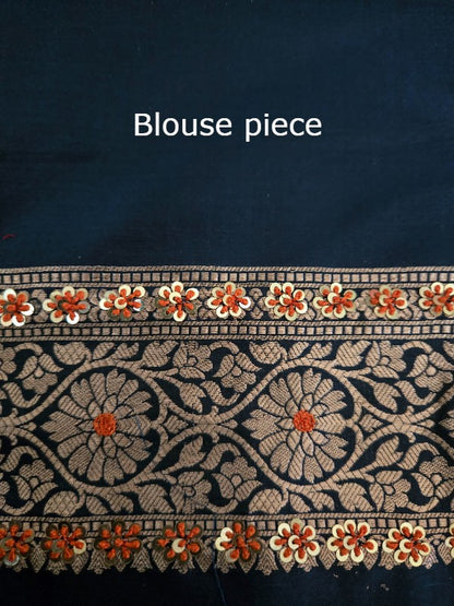 Zardozi on Banarsi Saree