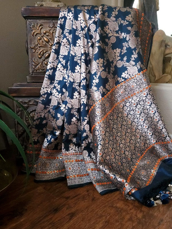 Zardozi on Banarsi Saree