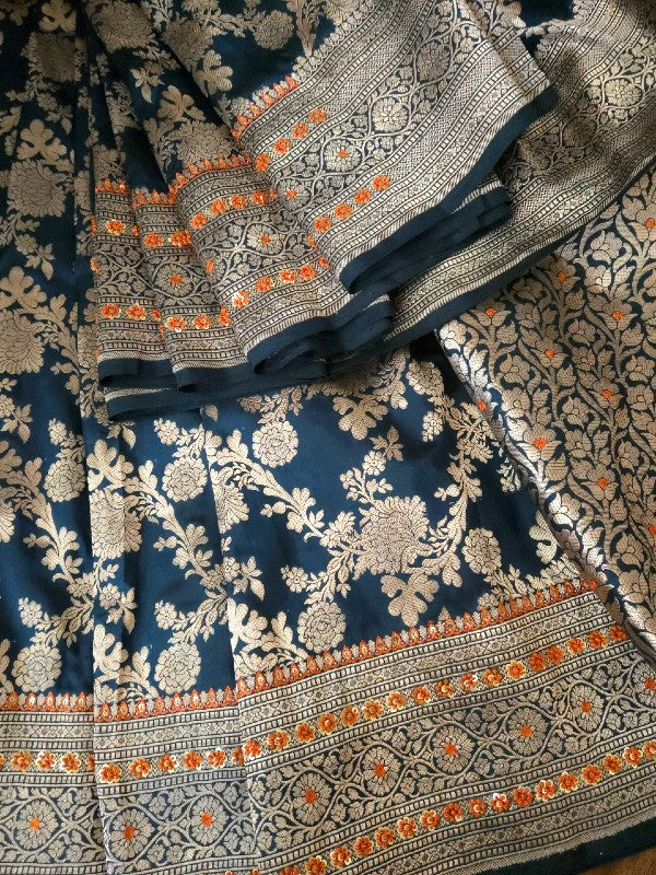 Zardozi on Banarsi Saree