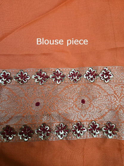 Zardozi on Banarsi Saree