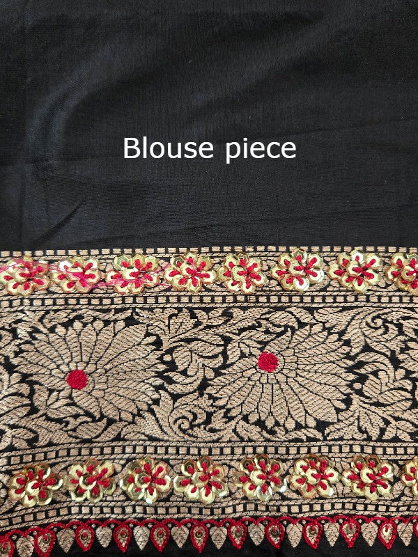 Zardozi on Banarsi Saree