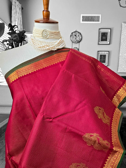 Vairaoosi Kanjivaram Silk Saree