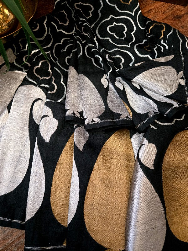 Tussar Georgette Banarsi Silk Saree