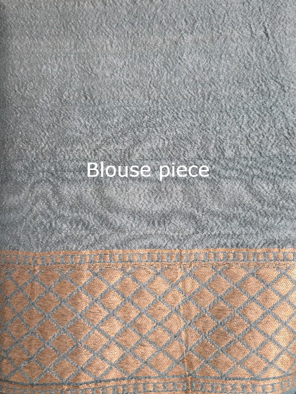 Tussar Georgette Banarsi Silk Saree