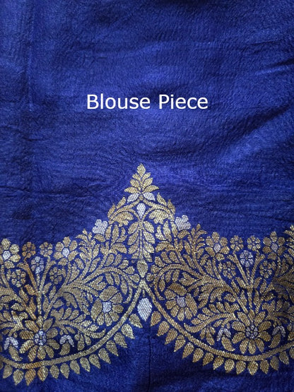 Tussar Georgette Banarsi Silk Saree