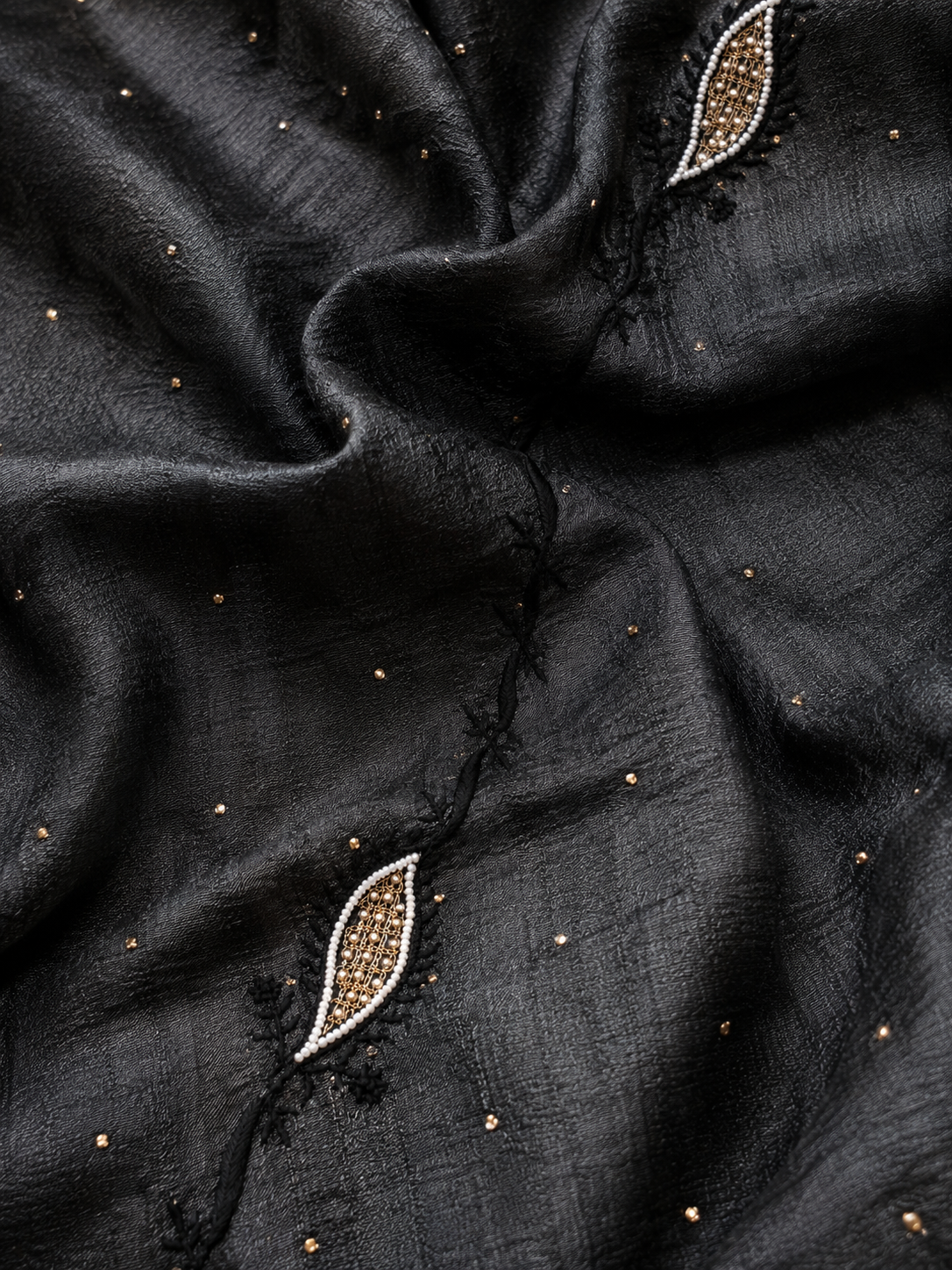 Pure Tussar Chikankari Saree