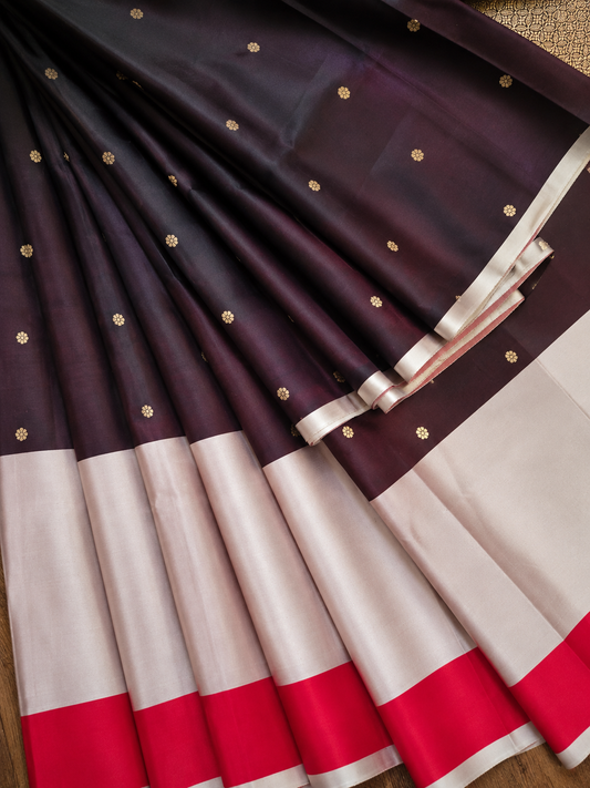 Contemporary Double Katan Banarsi Saree